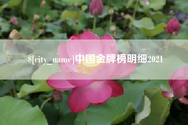 丰城中国金牌榜明细2021
