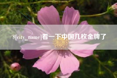 丰城看一下中国几枚金牌了