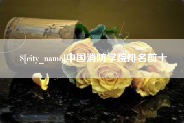 丰城中国消防学院排名前十