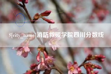 丰城消防救援学院四川分数线