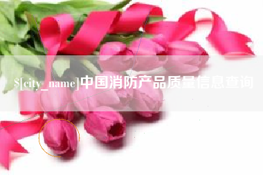 丰城中国消防产品质量信息查询
