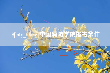 丰城中国消防学院报考条件