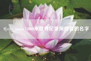 丰城5000米世界纪录保持者的名字
