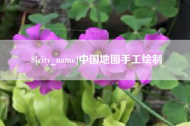 丰城中国地图手工绘制