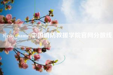 丰城中国消防救援学院官网分数线