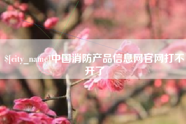 丰城中国消防产品信息网官网打不开了