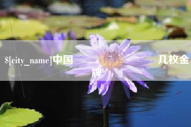 丰城中国🇨🇳几枚金牌