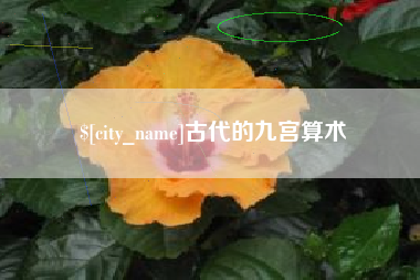 丰城古代的九宫算术