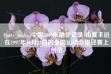 丰城中国5000米跑步记录-由夏丰远在1997年10月23日的全国运动会田径赛上创造