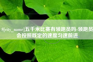 丰城五千米比赛有领跑员吗-领跑员会按照既定的速度匀速前进