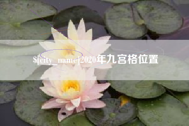 丰城2020年九宫格位置