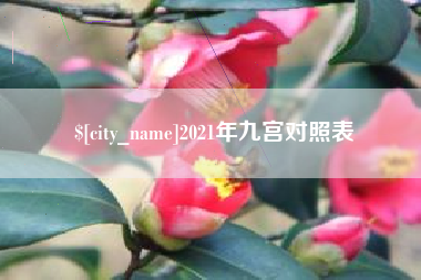 丰城2021年九宫对照表