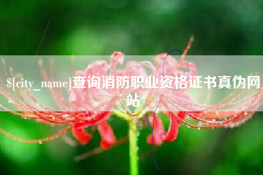 丰城查询消防职业资格证书真伪网站