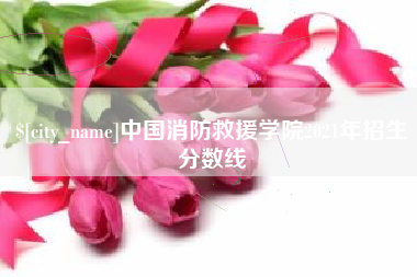 丰城中国消防救援学院2021年招生分数线