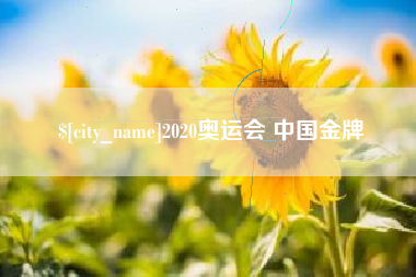 丰城2020奥运会 中国金牌